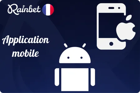 Rainbet : application mobile PWA ajoutée à l'écran d'accueil