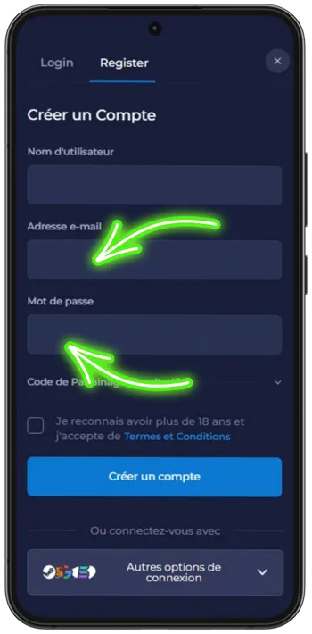 Adresse e-mail Rainbet