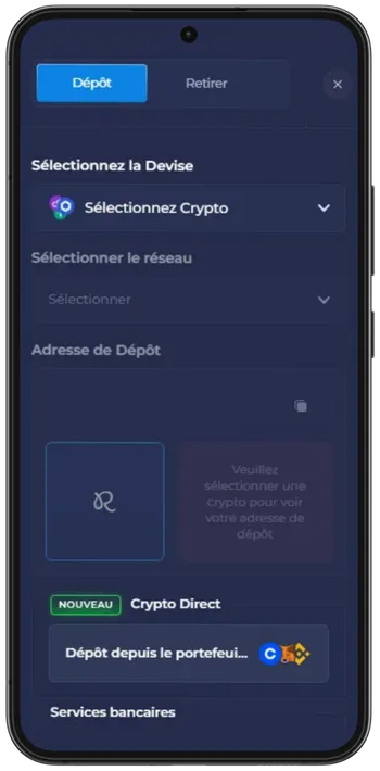 Premier dépôt Rainbet