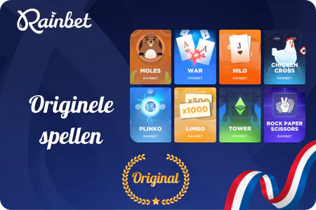 Rainbet eigen ontwikkelde exclusieve titels
