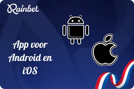 Rainbet mobiele toepassing voor Android- en Apple-toestellen
